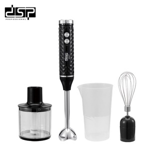 Robot culinaire portable DSP 4 en 1 multifonctionnel, mixeur électrique, hachoir à viande, presse-agrumes avec accessoires, noir - Product Image 1