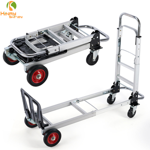 गोदाम के लिए/डेरा डाले हुए/यात्रा/आगे बढ़ घर तह एल्यूमीनियम multifunctional शॉपिंग रसद हाथ ट्राली - Product Image 2