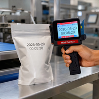 Impresora de Inyección de Tinta Portátil de Alta Resolución para Códigos de Barras en Línea de Producción