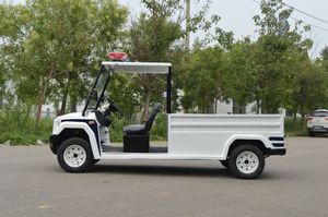 Voiture de <span class=keywords><strong>patrouille</strong></span> électrique et voiturette de golf LEIBIN à longue autonomie pour 2 personnes avec boîte de chargement et <span class=keywords><strong>camion</strong></span> utilitaire - Product Image 4
