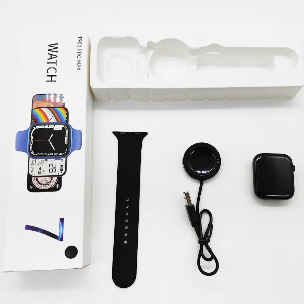 2022 IWO 7 Smart Watch T900 Pro Max Full Touch Fitness Tracker Men IWO7 Smartwatch T900pro Max