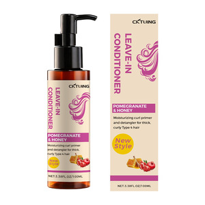 Cktuing Leave-In Conditioner Pomegranate Honey 100Ml Moisturizing Curl <b>Primer</b> For Curly Hair - Product Image 2