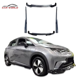 Nouvelle lèvre de pare-chocs avant en ABS pour BYD Dolphin 2021-2023, kits de carrosserie, jupes latérales, diffuseur arrière, pièces extérieures auto - Product Image 2