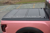 Pièces de camionnette personnalisées, couvre-caisse de camionnette à quatre plis de type rigide de 6,5 à 6,75 pouces, couvre-caisse de camionnette à quatre plis pour Ford F150 F250 F350