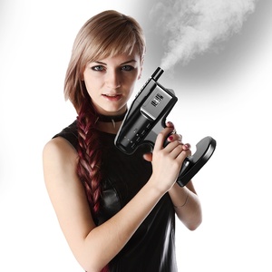Profesional Sabor <span class=keywords><strong>Blaster</strong></span> Set Mini Smoke Gun Machine Hand para tienda - Product Image 3