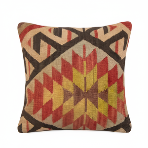 Hand Woven Turkish Old Kilim Cushion - Pillow Cover - Product Image 2
