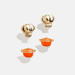 Pendientes de diamantes completos <span class=keywords><strong>Desayuno</strong></span> creativo Cóctel Lindo Pendiente de tuerca con personalidad <span class=keywords><strong>para</strong></span> <span class=keywords><strong>mujer</strong></span> - Product Image 4