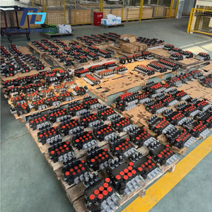 Válvula <span class=keywords><strong>de</strong></span> control direccional <span class=keywords><strong>de</strong></span> 3 carretes multipropósito monobloque M45 50 L/min 3/8 en Puerto 31,5 Mpa presión para cosechadora combinada - Product Image 5