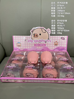 Jouet anti-stress créatif en forme de cochon, boule anti-stress craquant et moelleux, jouet de bureau anti-stress, blocs de construction moelleux, cadeau de fête, boîte surprise, vente en gros
