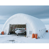 Tente pneumatique de structure de hangar gonflable durable de voûte d'aviation pour l'entretien d'avions