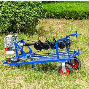 מכונת קידוח ניידת נייד נייד מעובה שדה ספירלה סבך חדש שניים-ארבעה שבץ דלק מטען מטען חפר - Product Image 5