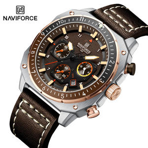 นาฬิกาข้อมือผู้ชาย NAVIFORCE 8057 ยี่ห้อดัง คุณภาพสูง กันน้ำ พร้อมฟังก์ชั่นโครโนกราฟ ปฏิทิน และเรืองแสง สำหรับเล่นกีฬา - Product Image 6