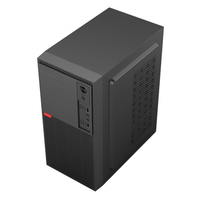 Casing Komputer Desktop Micro ATX Hongyi Diy Black M168-1, Casing Gaming Matx, Casing Mini Gamer m Atx dengan Power Supply untuk Kantor