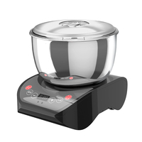 Batteur sur socle électrique 5L avec bol en acier inoxydable, 6+0 vitesses, design à levage de bol pour usage domestique