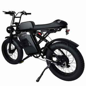 Bicicleta Eléctrica para Adultos de 20 Pulgadas, Estilo Retro, Batería de Litio de 48V20AH, Motor Trasero sin Escobillas, Doble Suspensión - Product Image 4