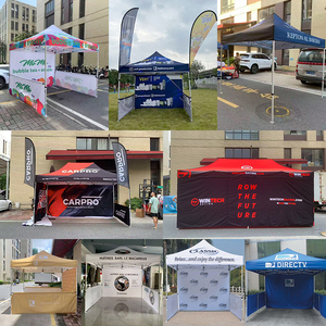 Tenda kanopi lipat 3x3m 10x10 kaki aluminium portabel cetak kustom tenda pameran tugas berat tenda pameran dagang tenda - Product Image 4