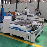 Máquina de madera CNC de Mesa 4x8, 2 ejes rotativos de 2 ejes para muebles de puertas de carpintería