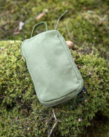 Sac organisateur en toile vert olive, équipement de bushcraft, fermeture éclair en coton, camping, randonnée en plein air, kit de survie EDC