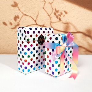 Estampage d'or de haute qualité anniversaire coloré or nouveau papier couché - Product Image 2