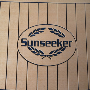 1996 Sunseeker Camargue 51 plate-forme de bain bateau EVA mousse Faux teck pont tapis de sol Seadek MarineMat Gatorstep Style auto-adhésif - Product Image 5