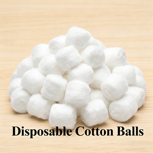 Boules de coton pur à haute absorption, boules de coton médicales chirurgicales dégraissées jetables pour l'hygiène de la peau - Product Image 1