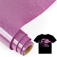 Vinilo de transferencia de calor con purpurina de alta calidad LYA Glitter HTV Plotter vinilo de corte mejor para manualidades DIY e impresión de camisetas