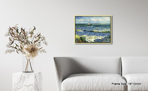 Arte de Pared en Lienzo Plástico Enmarcado al por Mayor, Paisaje Marino, Santos, María, Vincent Van Gogh, Arte Moderno, Impresiones Decorativas para Colgar en la Sala de Estar - Product Image 4