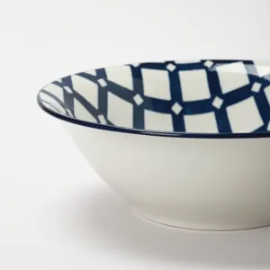 High Quality Porcelain Ceramic Serving Bowls Cereal Salad Pasta Soup Dessert Ceramic Bowls For Kitchen