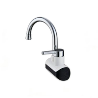 Robinet de lavabo électrique à température réglable, avec cartouche céramique, chauffage instantané, résistant aux hautes températures, en ABS, simple.