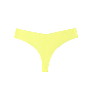 Seamless Underwear Soft No Show <b>Stretch</b> Bikini Invisibles Hipster V Cut Panties Breathable Silk Touch Briefs Panty XL - Product Image 6