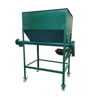 Vente chaude 1000-2000 kg/h mélangeur Vertical alimentation broyeurs à marteaux broyeur de fourrage épi de blé soja meulage et malaxeur