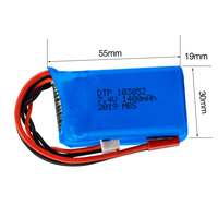 High-Value 2S 3S 7.4V 11.1V 1400mAh Rechargeable Semi-solid State Battery Pack BMS Protection 1C Discharge Customizable