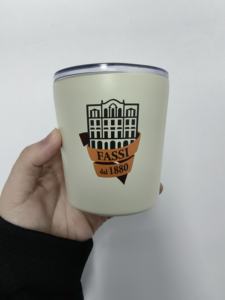 Tazza da Caffè da 8oz e 12oz con Coperchio, Tazza da Caffè Termica <span class=keywords><strong>a</strong></span> <span class=keywords><strong>Doppia</strong></span> <span class=keywords><strong>Parete</strong></span> in Acciaio Inossidabile, Bicchieri Termici per Tè - Product Image 5