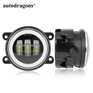 ไฟวงแหวน LED สีขาว 30W 6500LM ขนาด 3.5 นิ้ว 90 มม. สำหรับไฟตัดหมอก DRL พร้อมไฟสปอตไลท์ DRL ทรงกลมสองสี ขาว/เหลืองอำพัน กันน้ำระดับ IP67 สำหรับรถกระบะ - Product Image 3
