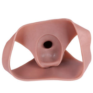 Consolador de molde de silicona con características suaves y realistas, resistente al agua, Color de piel, consolador Extra <span class=keywords><strong>grande</strong></span>, cinturón, bragas, pene hueco - Product Image 2