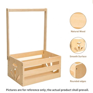 Caisse en bois pour baby shower, placard, nouveau-né, cadeau de bienvenue pour les nouveaux <span class=keywords><strong>parents</strong></span>, panier, boîte de rangement pour bébé, caisse en bois, boîte cadeau, caisse en bois - Product Image 5