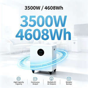 Système de Générateur Solaire Portable 5000Wh avec Batterie LiFePO4 Renouvelable 8 Cellules 25.6V 180AH pour la Recharge et la Sauvegarde à Domicile - Product Image 3