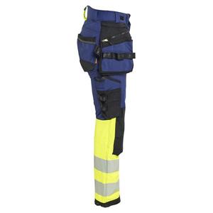 BLAKLADER - 702516488933D19 Pantalón Mujer Hi-Vis 4 vías elástico Azul marino/Amarillo Hi-vis-EAN 7330509928899 ROPA DE TRABAJO DE LA HI-VIS - Product Image 3