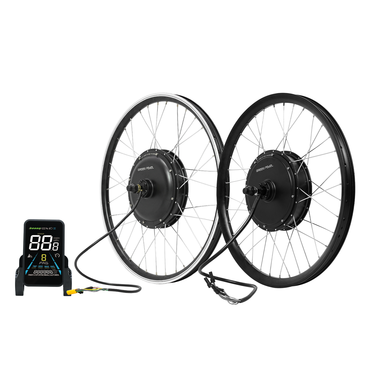 2000w E Bike 72V 2000W Electric Bike Conversion Kit - Rear Wheel Motor For 29-Inch Bikes 72v Conversion Kit