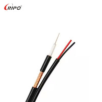 Câble coaxial Ripo RG59/RG11 directement de l'usine |   Bobine en vrac de 305 m/1000 pi avec conducteur solide en cuivre pur 75 ohms et gaine en PVC/PE pour