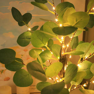 WINNER Guirlande lumineuse solaire LED en forme d'arbre de ficus, style conte de fées, blanc chaud 2700K, 5m, pour décoration intérieure - Product Image 6