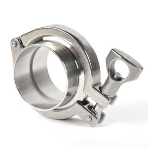 Morsetto e mandrino a sgancio rapido sanitario Set di saldatura 1 "2" 3 "tondo forgiato a singolo perno per saldatura a tre - Product Image 6