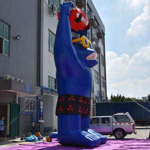 Model gorila tiup raksasa untuk maskot layar kreatif iklan luar ruangan untuk promosi merek mobil termasuk Blower - Product Image 4