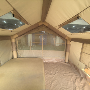 オックスフォード420Dインフレータブルテント 7.5平方メートル 5～6人用 ワンベッドルーム クイックオープン 防水 ポータブル アウトドア - Product Image 3