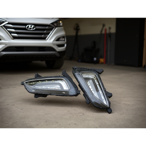 <b>LED</b> <b>Fog</b> <b>Light</b> Set For Hyundai Tucson 2016-2018, 6000K Cool White, 55W, 6000 Lumens, HB4 (9006) Bulb, 12V, New, Retrofit Upgrade - Product Image 1