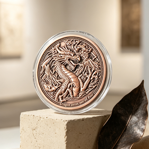 Barra de Cobre Artístico de Alta Calidad 99.9% con Grabado de 1 OZ, Lingote de Cobre en Oferta para Inversión y Colección - Product Image 2