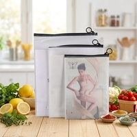 Vente en gros de sacs à fermeture éclair personnalisés avec impression flexographique PVC PE plastique fermeture éclair vêtements bijoux vêtements emballage logo personnalisé