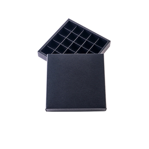 Hộp giấy thủ công màu trắng, 6-9-12-16 chiếc, đựng quà tặng sôcôla tự làm, phủ UV, cán mờ, dùng đựng kẹo cao su, thạch - Product Image 1