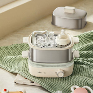 Cuiseur vapeur électrique Bear ZDQ-E12R2, machine à petit-déjeuner multifonctionnelle à trois niveaux en acier inoxydable avec minuterie intelligente - Product Image 4