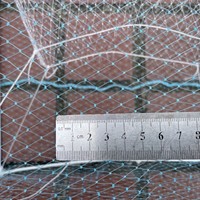 Nouvelle cage à crabes pliable 21*32cm, piège long Greatwall, cage à dragon, 27 couches, cage de pêche pliable longue, pièges de pêche en PEHD